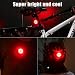 Asvert Luz Trasera de Bicicleta Luces BiciLED USB Recargable, Impermeable, Advertencia, 5...