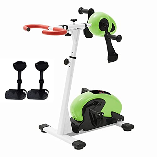 Image of Electronic Physical Therapy Rehab Bicycle, Adjustable Stroke Rehabilitation Pedal Exerciser, Adjustable Resistance Arm & Leg Indoor Fitness Training Machine (B)