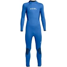 XCEL Youth Axis Back Zip 4/3mm Fullsuit - Sapphire | 8