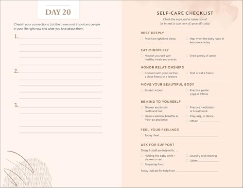 The First 90 Days After Birth: A Self-Care Journal for First-Time Moms