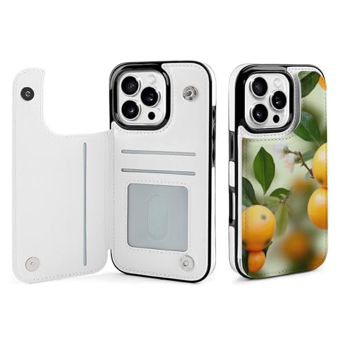 Étui à rabat iPhone 16 Pro pour ne plus perdre vos cartes grâce au portefeuille en cuir intégré