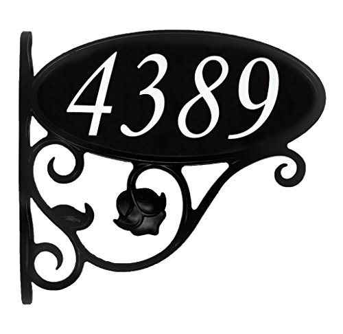 Address America Usa Handcrafted Custom Made Double Sided Park Place Super Reflective Mailbox Address Sign - Large 4" Easy To Read Numbers - Ml #TOP3