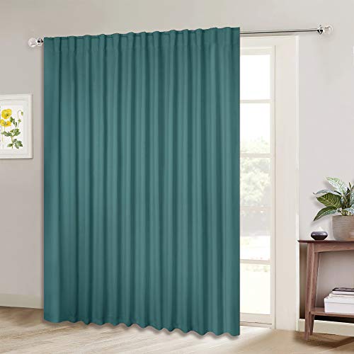 NICETOWN 95 inches Patio Door Curtains - Thermal Drapes Sliding Door Blinds