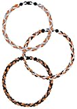 SUPBOMM 3 pcs Baseball Rope Necklaces, League Team Colors Braided Necklace, Baseball Team Gifts, SFGiants
