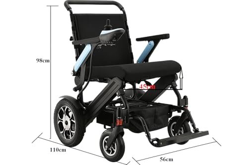 Image of Smart & Lightweight Electric Wheelchair YL2(27kg),Aluminum frame Lithium battery12 AH. 120 Kg load capacity 250 Wt motors