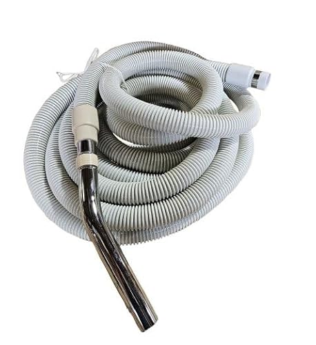 30 ft Beam Compatible Central Vacuum Hose - Lightweight Crush-Proof Design | Perfect Replacement for Older Beam & Compatible Systems | Standard 1.5