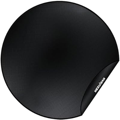 Fireproof Grill Pad,30'' Fire Pit Mat for Outdoor Grill,Under Grill Mat,Black