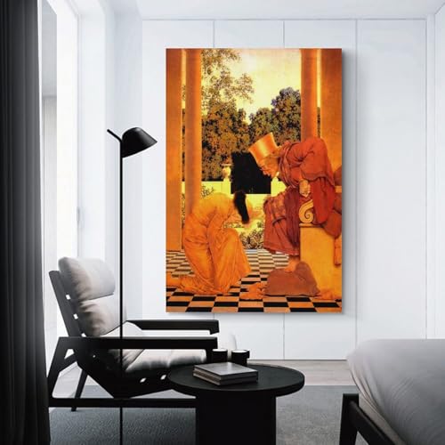 Impression sur toile d'Ursula de Maxfield 60x90 cm décor mural