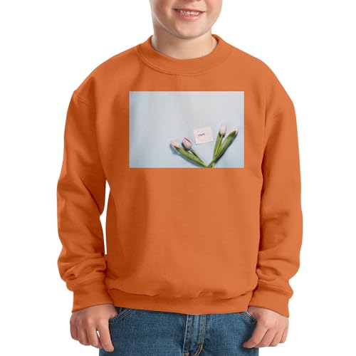 Sweat Tulipes Maman pour enfant en coton doux confortable