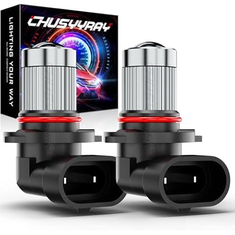 CHUSYYRAY Compatible for Toyota Tundra Led Fog Light Bulbs, Years: 2000 2001 2002 2003 2004 2005 2006 2007 2008 2009 2010 2011 2012 2013, 9145 H10 9006 Fog Light with Projector, 6000K White Cover