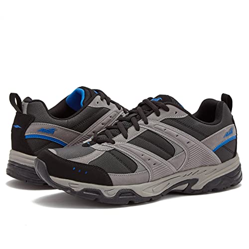 Avia Avi-Verge Men’s Sneakers - Tennis, Athletic, Cross Training, Court Shoes For Men, Grey/Black/Blue, 7 Medium #TOP10