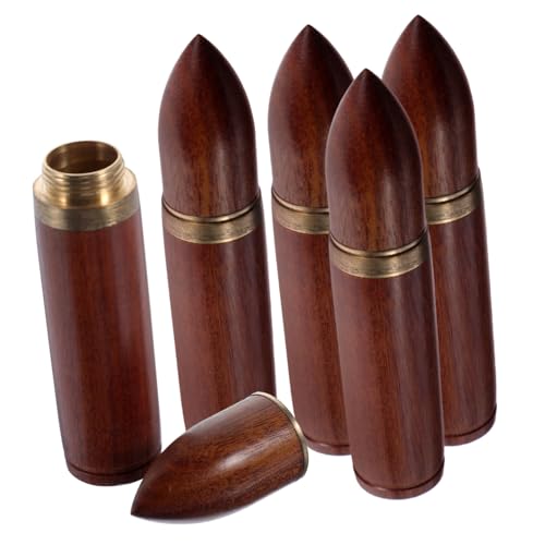AOKWAWALIY Envase De Moldadientes 5 Piezas Caja de Palillos de Madera envase de Bolsillo para Caja de Palillos palillo de Porta Palillos de Madera portátil dispensador de Palillos de Madera