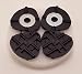 WHIP MIX Denar Disposable Mounting Plates Black 100/pk #20002369