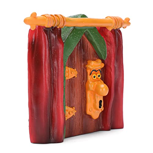 Alice in Wonderland Mini Door with Curtain - Image 3