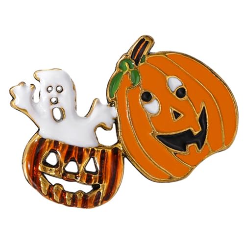 ハロウィンブローチカボチャテーマ合金ピン衣装お祝いパーティーアクセサリー大人のためのヴィンテージジュエリーコスチュームコサージュピン