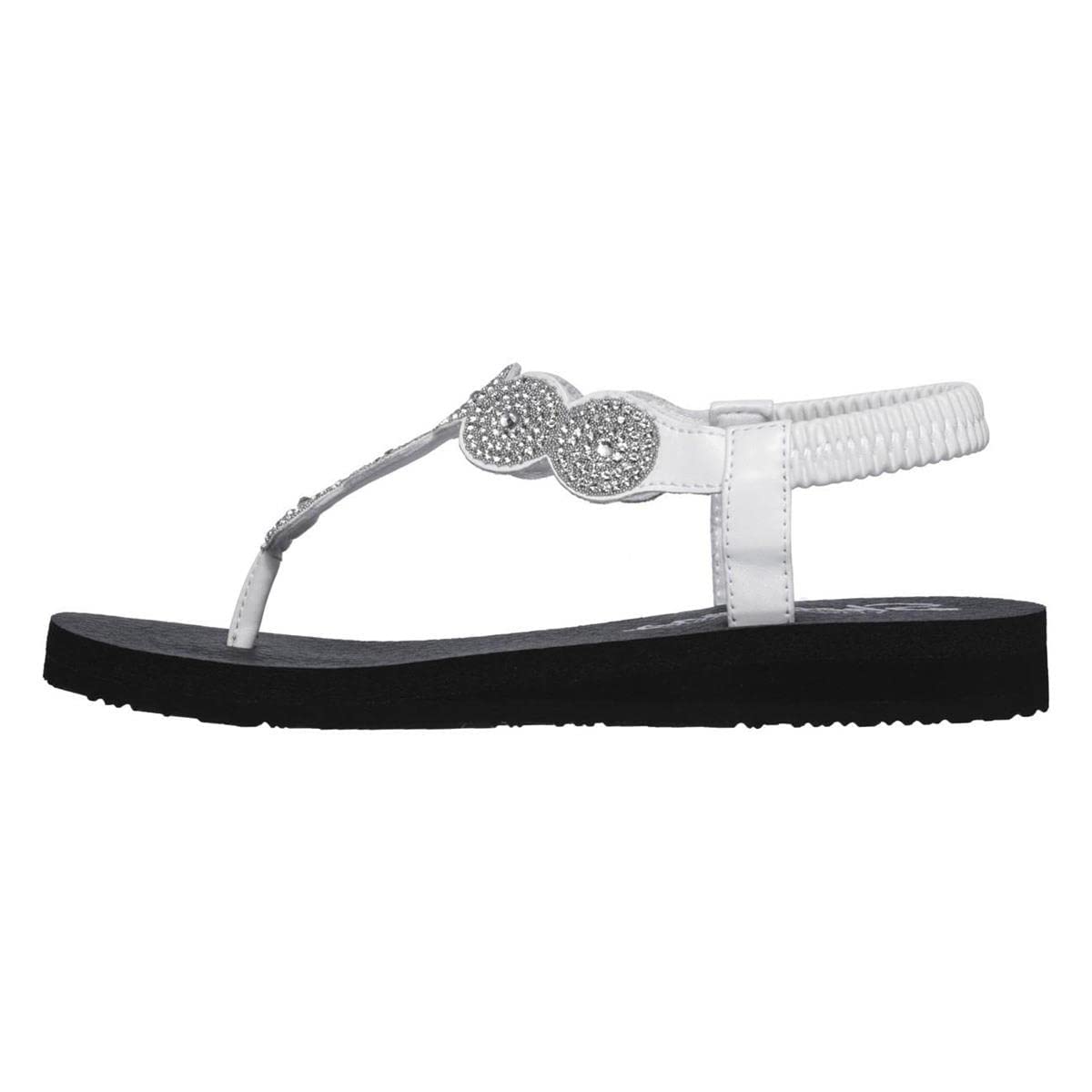 MEDITATION - STARS & SPARKLE - Circular Rhinestone Slingback Thong womens Flip-Flop