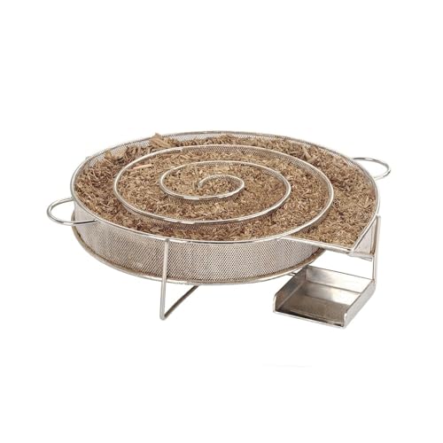 Joyagrill 8 Inch Spiral Cold Smoke Generator on BBQ Grill or Smoker, Stainless Steel Pellet Smoker...