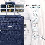 Flight Knight 56x45x25cm easyJet & British Airways Large Carry On Approved & Tested Maximum Size Hand Luggage Case - 2 Wheels - Ultra Lightweight Durable Soft Case Textile Cabin Suitcase - Image 4