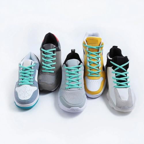 Image of VSUDO 1 Pair Oval Sneaker Shoelaces or Running Shoe Laces, Basketball Shoe Lace, Sport Shoestring or Athletic Shoe String