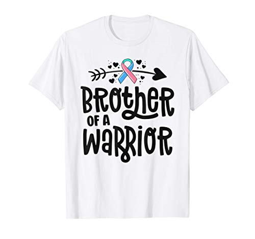 Family Thyroid Cancer Awareness Shirts Brother Of A Warrior Camiseta
