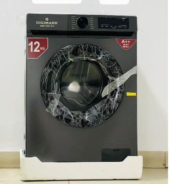 Front Loader Washing Machine, 12kg Capacity, A++ Energy Rating, Graphite