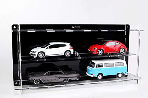 1/24 Ölçekli Model Arabalar için 2x2 Sergileme Ünitesi, 4 Adet