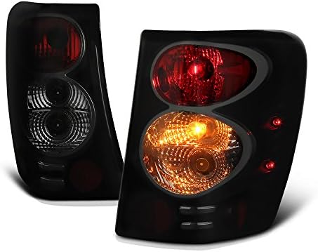 Tail Light Assembly Set Complete Tail Light Set For 1999-2003 Jeep Grand Cherokee - Driver & Passenger Side, DOT/SAE, Halogen 2005 Jeep Grand Cherokee Headlight Assembly - Foto 8
