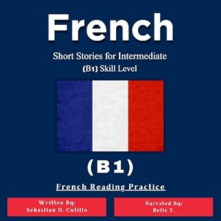 Page de couverture de French Short Stories for Intermediate (B1) Skill Level