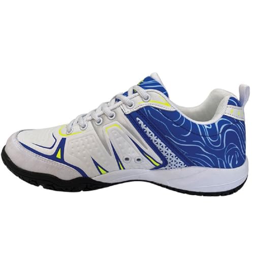 ACACIA DINKSHOT II Pickleball Shoes, White/Royal- Mens 7.0 /Womens 8.53