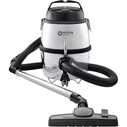 Nilfisk GM80 C Staubsauger mit Beutel - 780 W, 230 V - Silber, Schwarz