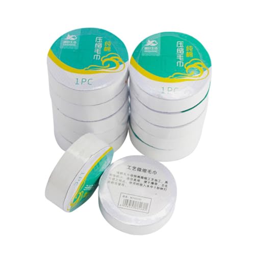 Healvian 3枚 アウトドア 圧縮 タオル タオル トラベル 圧縮 タオル 圧縮 おしりふき 白