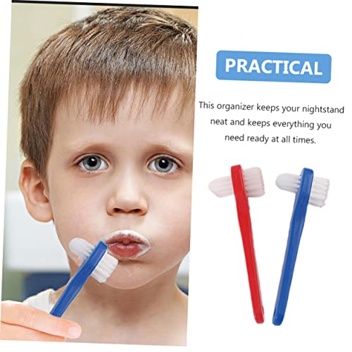 KOMBIUDA 2 Peças Escova De Dentes Falsa Escova De Dentes Para Dentadura Escova De Dentes Para Adulto