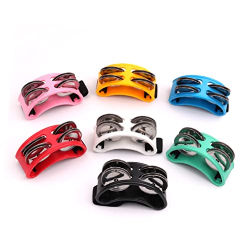 ifundom Sino De Pé Chocalho Instrumento De Percussão Palco Executar Ferramenta Jingle Bells Crianças