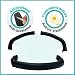 Pack de Fundas de Polipiel para Bugaboo Cameleon 1 y 2 (Negro)