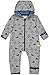Produktbild loud + proud Baby-Unisex Overall Druck Aus Bio Baumwolle, GOTS Zertifiziert Strampler, Grau (Grey Gr), 80 (Herstellergröße: 74/80)
