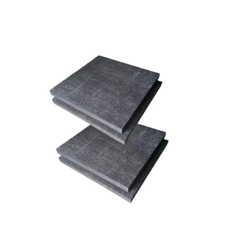 Carbon Felt Graphite 100x100mm Pack of 2 for Scientific Research Experiments(Thick: 2mm)