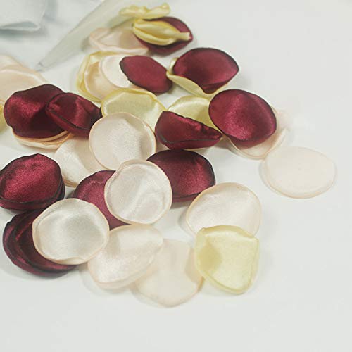 Milehouse 1 Bag 200Pcs Silk Petals For Wedding, Multi Color Red Natural-Looking Artificial Flower Rose Petals For Wedding Bath Spa Navy Blue #TOP1