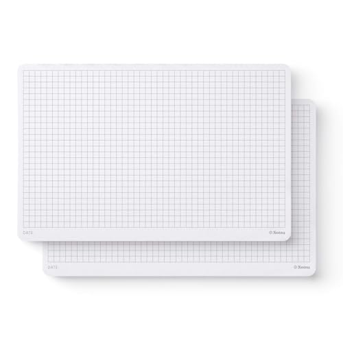 Bloc-notes graphiques Notsu lot de 2 sous-main minimalistes papier épais 14x21,6 cm