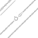 Produktbild Planetys - Singapurkette 925 Sterling Silber Rhodiniert Kette - 2 mm Breite Längen: 55 cm