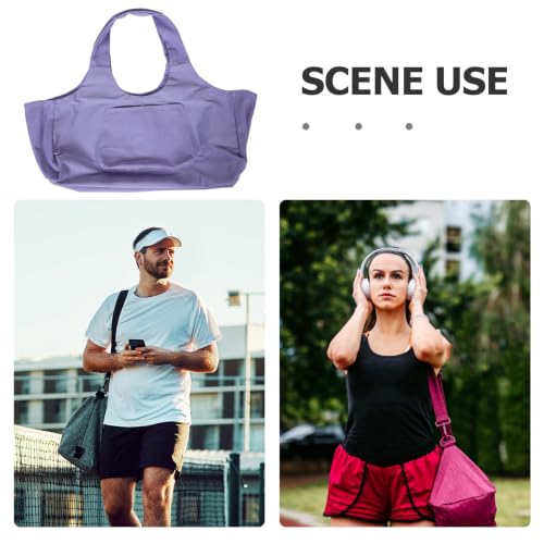 Bolsa de yoga para mujer de gran capacidad para esterilla y accesorios de fitness 3