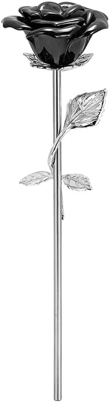 XSMZB Rose Flower Cremation Urns for Ashes Long Stem Colorful Rose Flower Cremation Keepsake for Ashes Memorial Funeral Urn Holder Ashes for Pet/Human