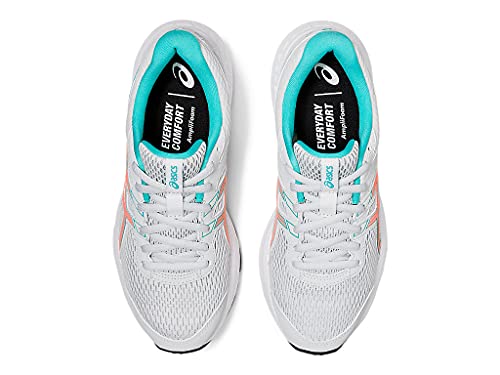 Asics Women's Gel-Contend 6 Running Shoes, 8, Glacier Grey/Sun Coral #TOP6