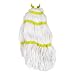Casabella Refill For Wayclean Magnet Microfiber Twist Mop, Taupe and Green