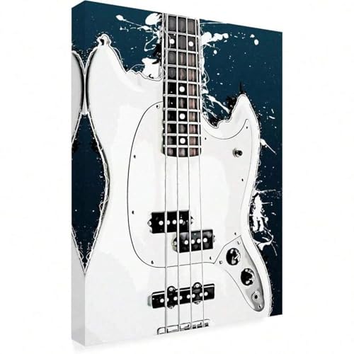 Impression sur toile guitare de qualité supérieure, cadre XINBAO 70x100cm