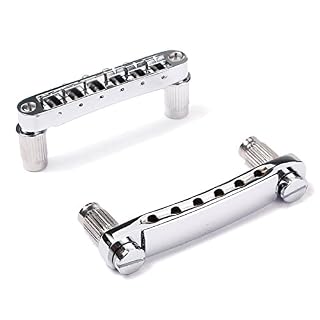 Winomo Tune-o-matic Ensemble de cordier et de chevalet pour guitare Gibson Les Paul - Les Beatles, Paul McCartney, John Lennon, RIngo Starr, George Harrison Winomo Tune-o-matic Ensemble de cordier et de chevalet pour guitare Gibson Les Paul – Image 7