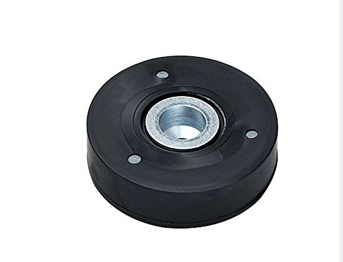 Magnetsystem gummiert, Ø 43x12,5mm, mit Bohrung Haftkraft 26 kg