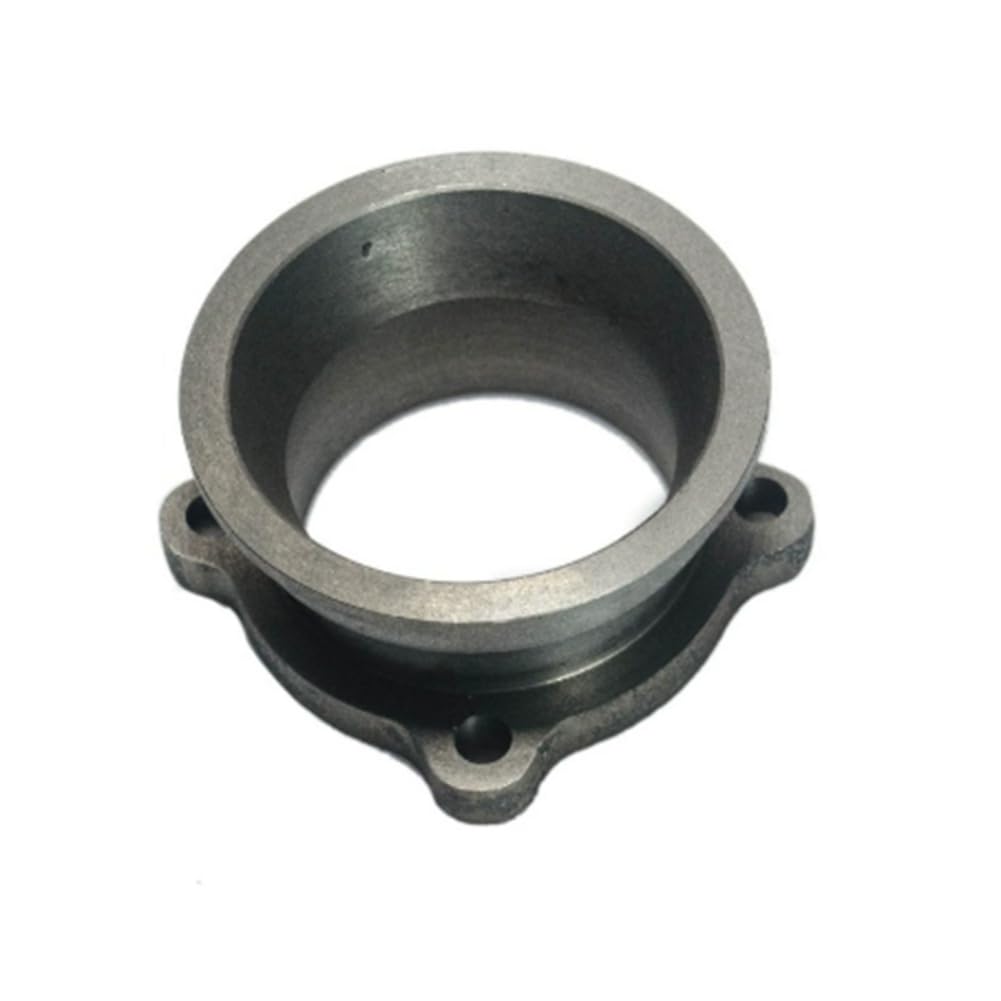 Kit Convertitore Flangia Adattatore Collettore di Scarico Turbo da 2,5" A 3" A 4 Bulloni in Ghisa