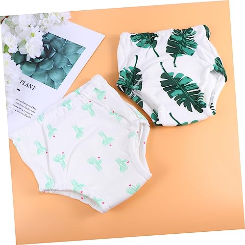 TENDYCOCO 4 peças de fraldas reutilizáveis, roupa íntima para treinamento de xixi, fraldas, roupas í