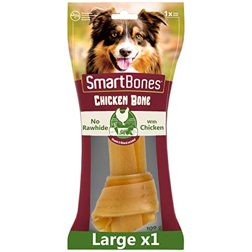 Smartbones Large Chicken Bone Rawhide Free Chew Dog Treats
