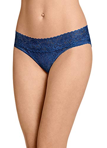 Jockey Women's Underwear Allover Lace Bikini, Ink Well, 2Xl #TOP24